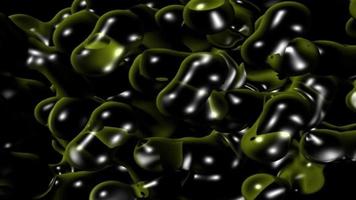 abstrakt grön globs bakgrund video