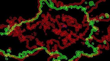 boucle de structures cellulaires dynamiques video