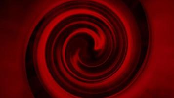 astratto ritorto spirale rossa luce sfumata filatura in loop video