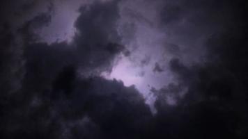 Heavy Lightning Storm Clouds video