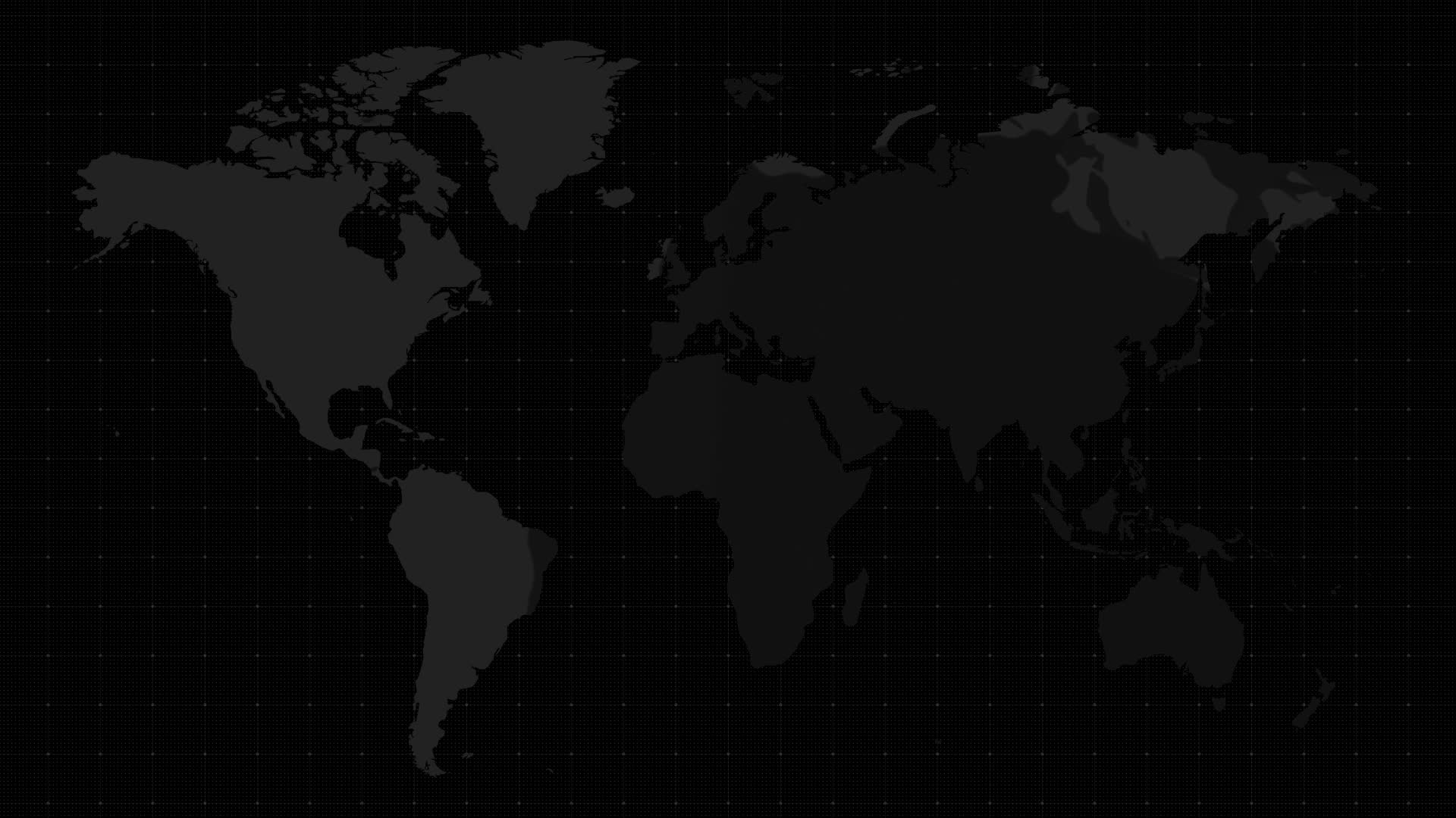 World Map On Black Background Dark World Map Animate Background 2019067 Stock Video At Vecteezy