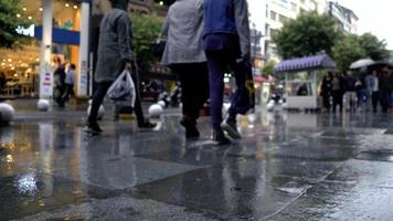 timelapse in het Istanbul Kadikoy-district video