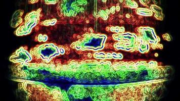 Abstract Data Forms Flicker And Shift video