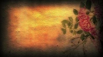 Wall Texture And Roses