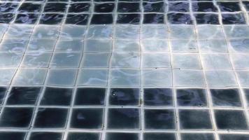 piscine bleue. video