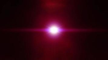 luzes rosa-roxas como reflexos de lentes ópticas