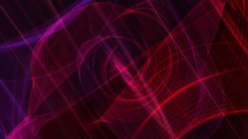 rosa-lila Neon geometrische Linien Bewegungshintergrund