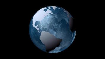 A Transparent Earth Rotates video