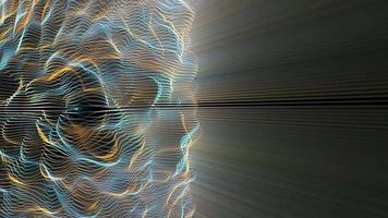 Abstract Fractal Light Forms Shine video