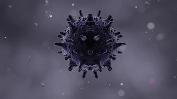 het sars-virus 3D-animatie video