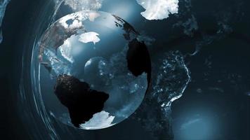 Planet Erde Globus Video Hintergrund