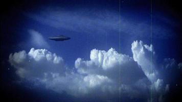 Retro Flying Saucer Footage video