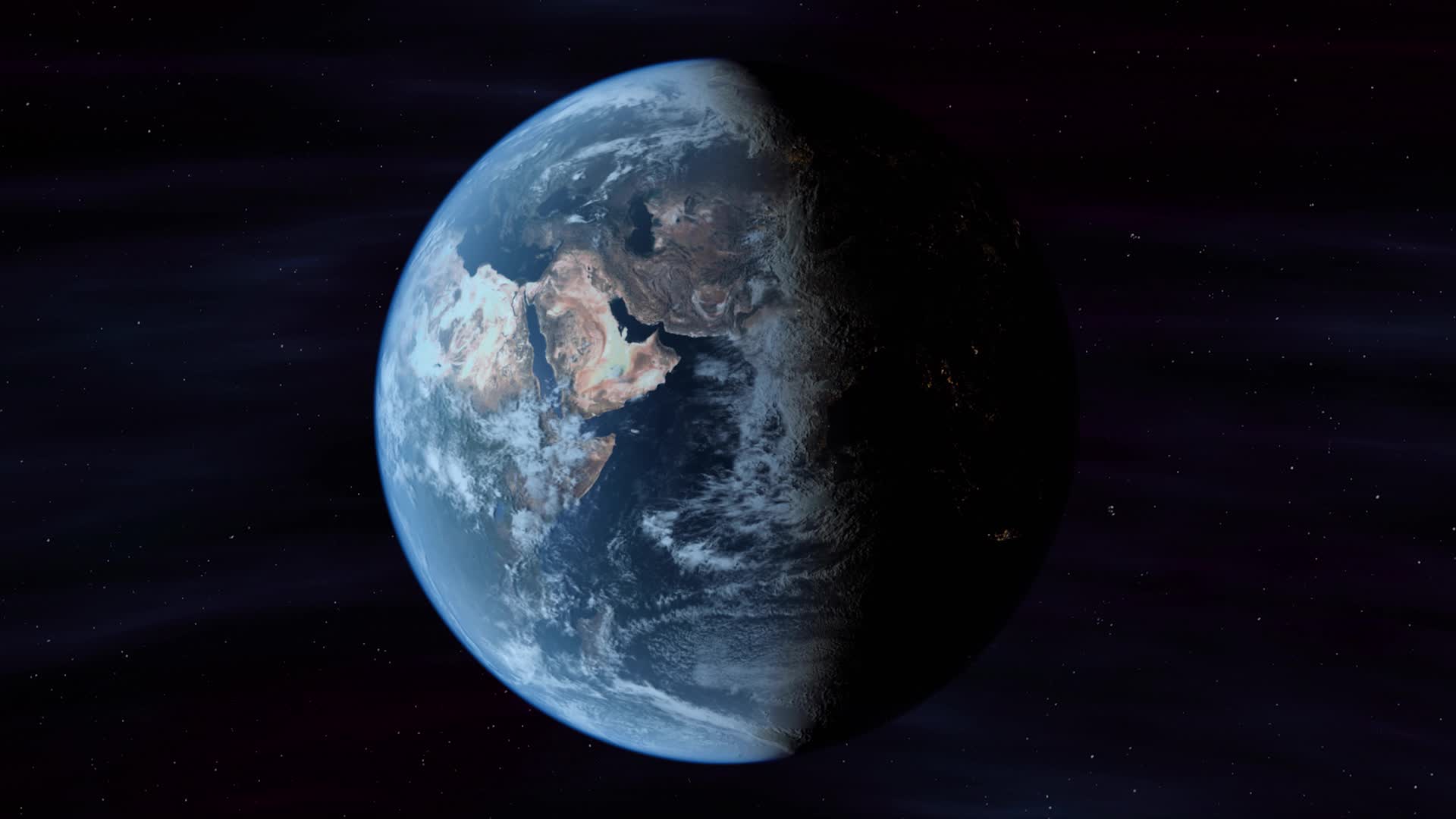 Planet Earth Rotates In Space 2019999 Stock Video at Vecteezy