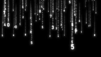 Matrix Binary Code Digital Technology  video
