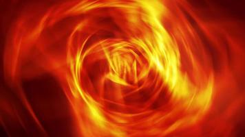 Fire energy tunnel vortex animation flows seamless loop video