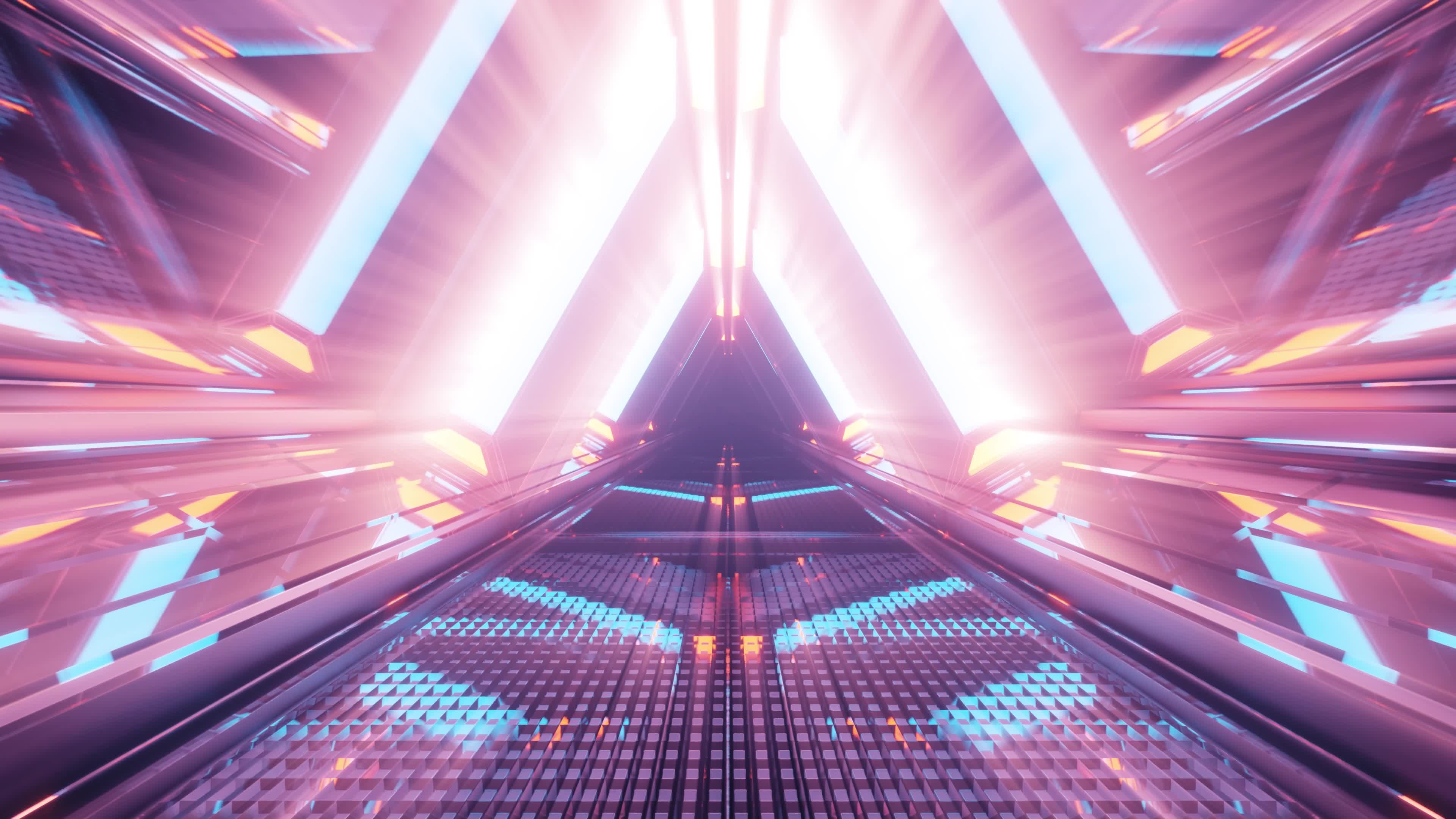 Holy glowing red floor to paradise or heaven vfx cgi dj loop 2020158 Stock Video at Vecteezy