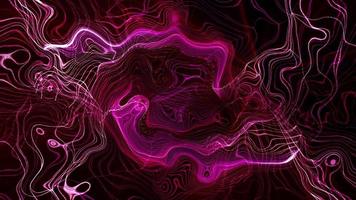 abstrato futurista rede rosa malha fractal redemoinho plasma video