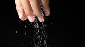 Sprinkling Salt in Food video