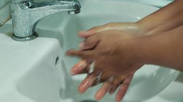 Hand washing technique to protect from new coronavirus 2019. video