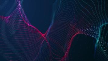 Abstract gradient wired web background slow flow, 4k