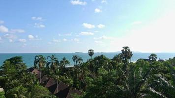 Time lapse tropical beach sea ocean video