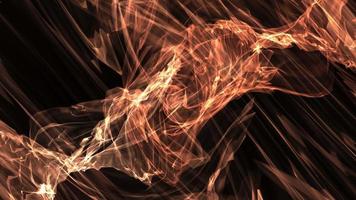 flammes d'énergie plasma abstraite boucle parfaite