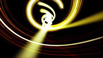 Seamless loop futuristic line spiral technology glow background video