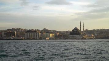 El paisaje urbano de Estambul, Turquía video