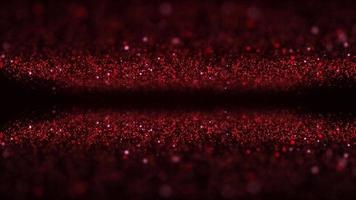 abstrakta mjuka glittrande partiklar bakgrundsslinga video