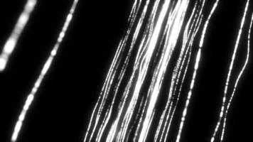 Abstract Animation Of White Glowing Strings video