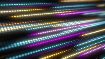 Animation of Orange, Yellow, Pink, and Blue Light Lines video