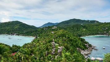 synvinkel vid frihetsstranden, koh tao, thailand video