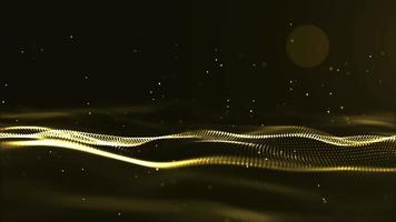 Gold Wave Background video