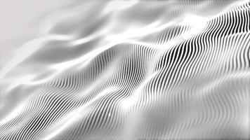 partículas de onda de plata digital