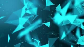 Blue Plexus Geometrical Background video