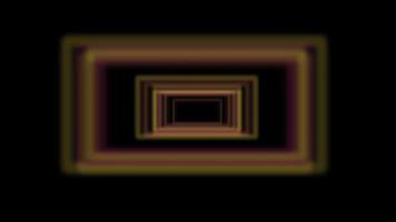 Abstract Neon Square Animation Looped video