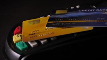 máquina de cartão de crédito video