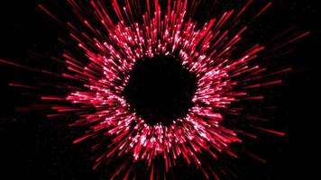 abstrakte Zeitlupe schönes Feuerwerk video