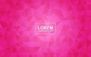 Triangle Background Vector Design with Pink and Light Pink