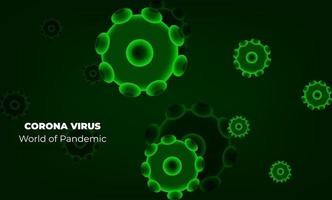 Corona Virus in Wuhan. Virus Corona vectors. red Background. Vector Illustration