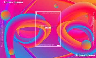 Creative geometric wallpaper. Trendy fluid flow gradient shapes composition. Visual Supply Company background for gift card,  Poster on wall poster template,  landing page, ui, ux ,coverbook,  baner,