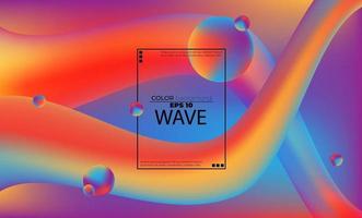 Abstract fluid color pattern of colorful liquid gradient background with modern geometric dynamic motion style Suitable For Wallpaper, Banner, Background, Card, Book Illustration, landing page, vector