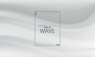 White liquid background abstract with soft waves fluid. cool gradient shapes vector