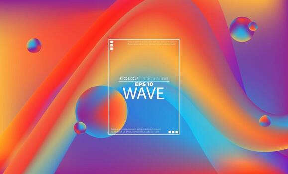 Abstract fluid color pattern of colorful liquid gradient background with modern geometric dynamic motion style Suitable For Wallpaper, Banner, Background, Card, Book Illustration, landing page, vector