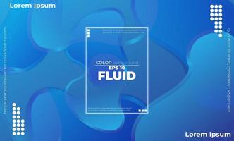 Abstract fluid color pattern of colorful liquid gradient background with modern geometric dynamic motion style Suitable For Wallpaper, Banner, Background, Card, Book Illustration, landing page, vector