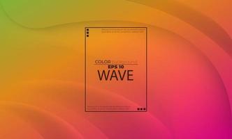 rainbow liquid background abstract with soft waves fluid. cool gradient shapes, Applicable for gift card,  Poster on wall poster template,  landing page, ui, ux ,coverbook,  baner, social media posted vector