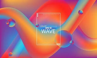 Abstract fluid color pattern of colorful liquid gradient background with modern geometric dynamic motion style Suitable For Wallpaper, Banner, Background, Card, Book Illustration, landing page, vector