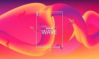 Abstract fluid color pattern of colorful liquid gradient background with modern geometric dynamic motion style Suitable For Wallpaper, Banner, Background, Card, Book Illustration, landing page, vector