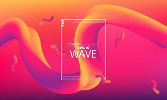 Abstract fluid color pattern of colorful liquid gradient background with modern geometric dynamic motion style Suitable For Wallpaper, Banner, Background, Card, Book Illustration, landing page, vector