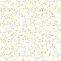 Seamless Floral Pattern cute vintage blossom vector